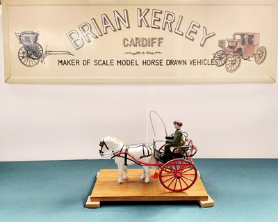 Lot 519 - Tilbury Gig Model secured to base (34x15x24)