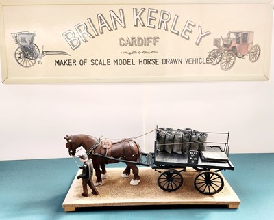 Lot 520 - Model Signwritten Alf Turner Coal & Coke Merchant secured to base (51x18x20)