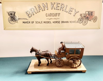 Lot 521 - Omnibus Model Signwritten Great Western Railway secured to base (51x18x24)