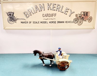 Lot 525 - Milk Float Model Signwritten Thornhill Dairy (35x15x17)