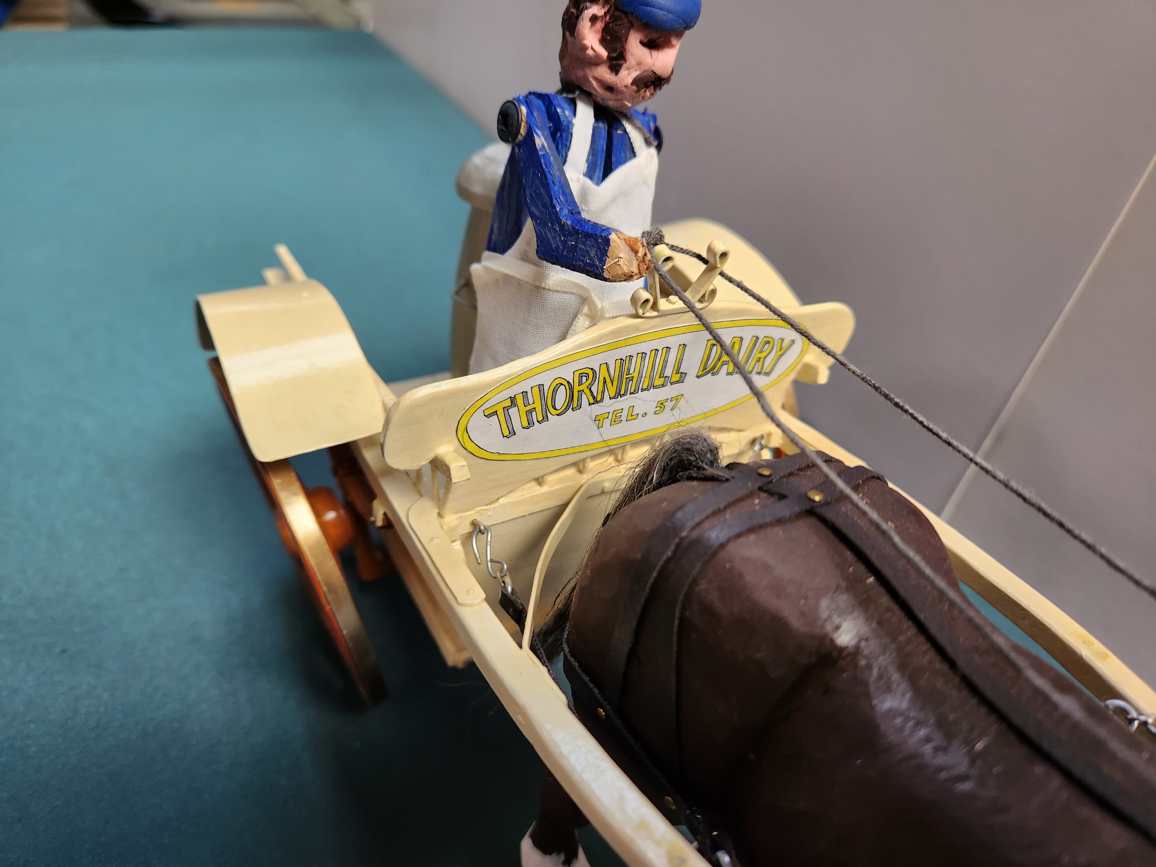 Lot 525 - Milk Float Model Signwritten Thornhill Dairy