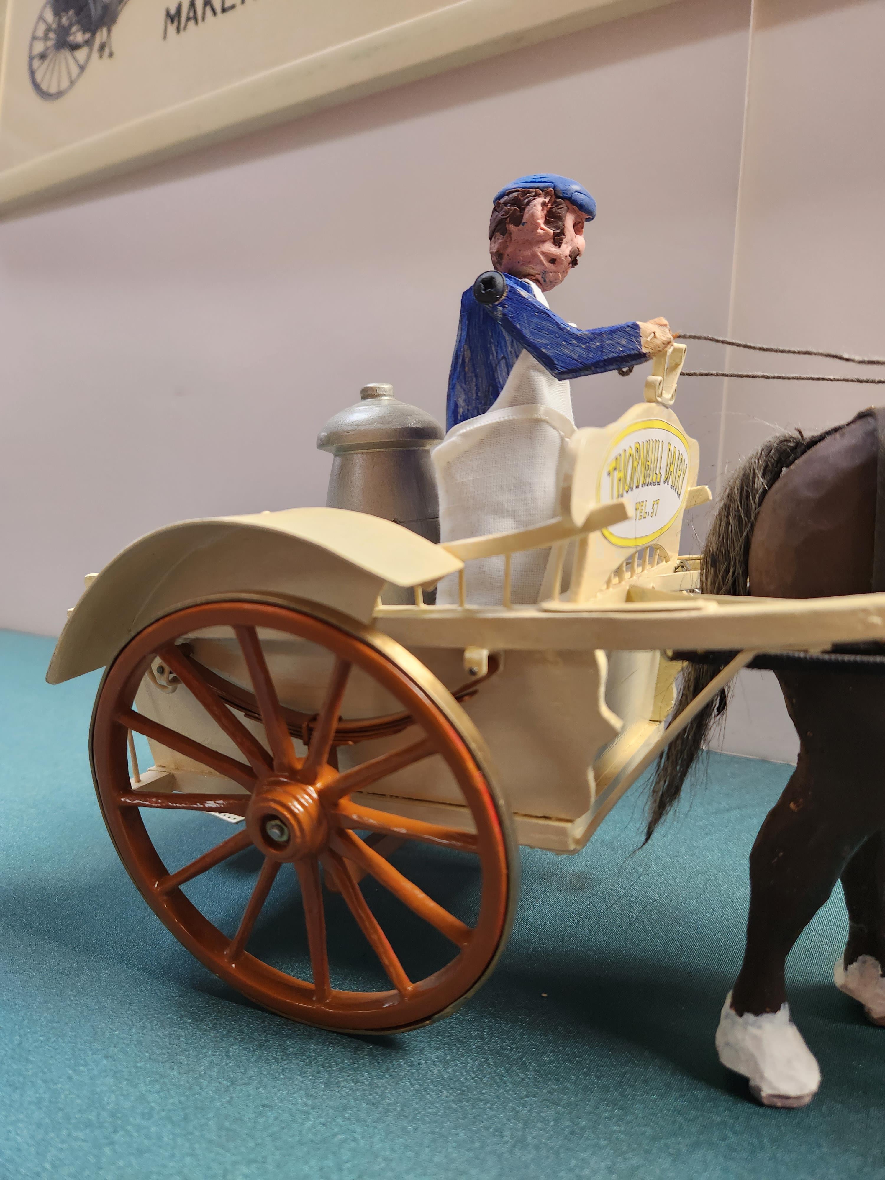Lot 525 - Milk Float Model Signwritten Thornhill Dairy