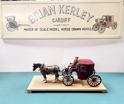 Lot 544 - Burgundy Brougham Model (52x17x22)