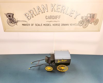 Lot 554 - Brougham Van Model Signwritten David Morgan Cardiff (42x16xx18)