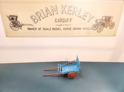 Lot 555 - Irish Cart Model (35x14x16)