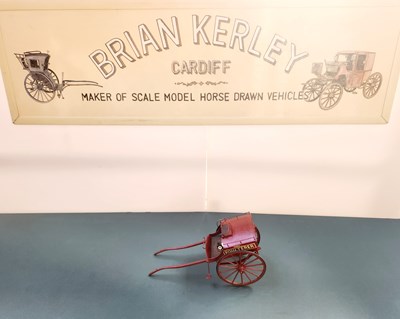 Lot 558 - Poulterers Cart Model Signwritten Pearce (30x13x15)