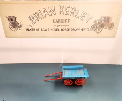 Lot 560 - Farm Wagon Model Signwritten John Dare Dorset (36x15x11)