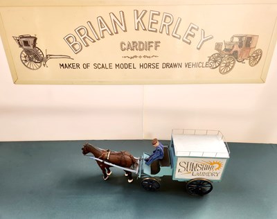 Lot 561 - Blue Van Model Signwritten Sunshine Laundry (53x14x22)