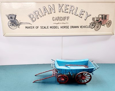 Lot 578 - Farm Wagon Model (49x16x16)