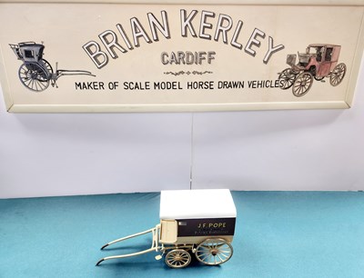 Lot 581 - Bakers Van Model Signwritten J.F.Pope Bakers & Confectioners (35x12x16)