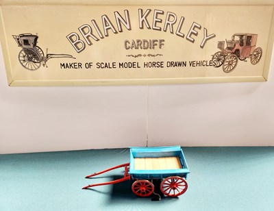 Lot 582 - Dorset Box Wagon Signwritten Brian Kerley Wheelwright (36x15x10)