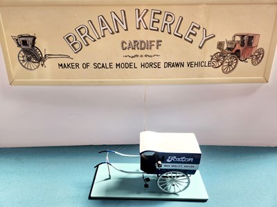 Lot 583 - Grocery Delivery Van Model Signwritten Foxton (41x16x21)
