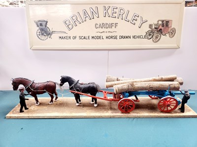Lot 599 - Sussex Timber Wagon (104x20x19)