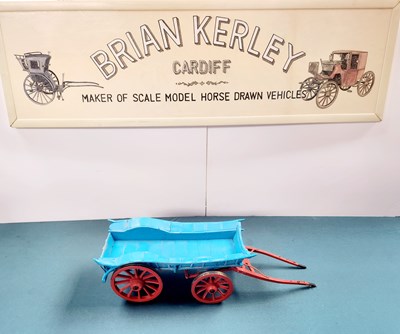 Lot 603 - Severnside Bow Wagon Model Signwritten William Meredith Latteridge from Acton (50x15x12)