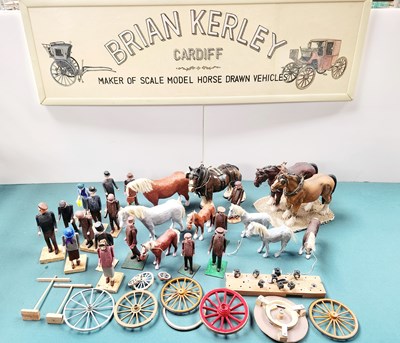 Lot 606 - Various Model Horses & Model Parts