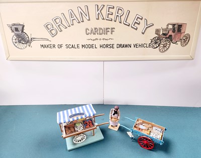 Lot 614 - Pair of Market Traders Fishmongers Models