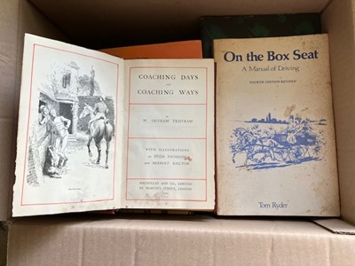 Lot 626 - Various horse related books, mainly driving