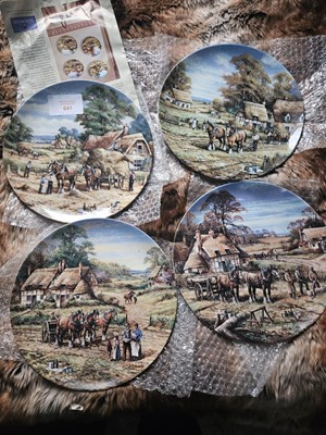 Lot 641 - Four Wedgewood collectors plates
