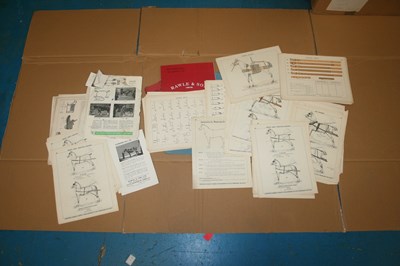 Lot 648 - Quantity of plates from Harness Makers catalogue c1920