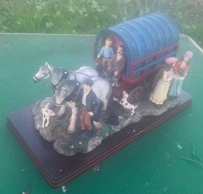 Lot 671 - Model of a gypsy wagon