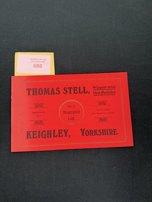Lot 688 - Thomas Stell, Wagon and Van Builder Catalogue