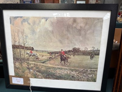 Lot 695 - Hunting scene, 'The Enfield Chase' by Lionel Edwards