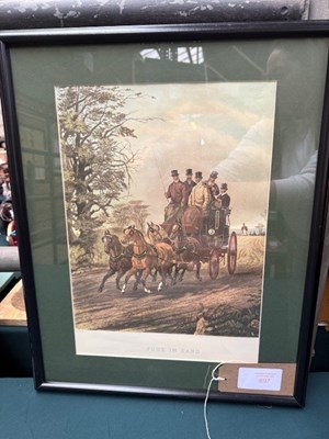 Lot 697 - Four In Hand coaching scene by H Alken