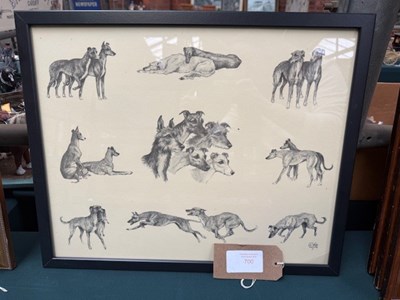 Lot 700 - Lurchers by L Wood