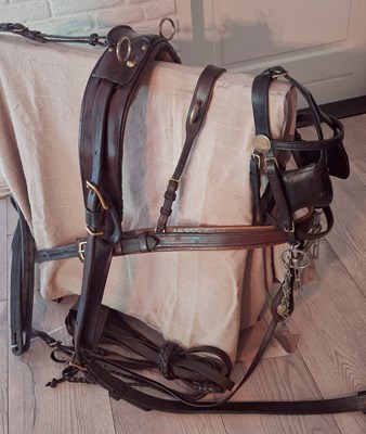 Lot 774 - Pony size brown breastcollar harness for light trade or country pleasure