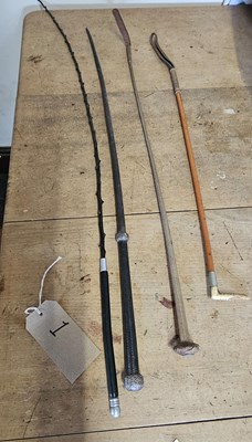 Lot 871 - Four whips