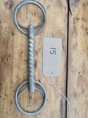 Lot 884 - 7" nickel double ring straight driving bit