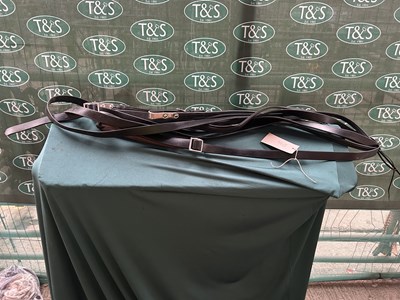 Lot 894 - Pair of driving reins. This lot carries VAT.