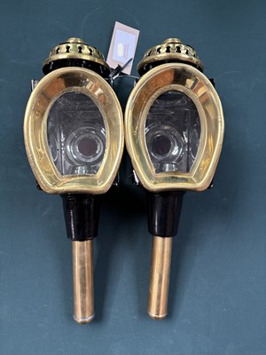 Lot 895 - Pair of lamps. This lot carries VAT.