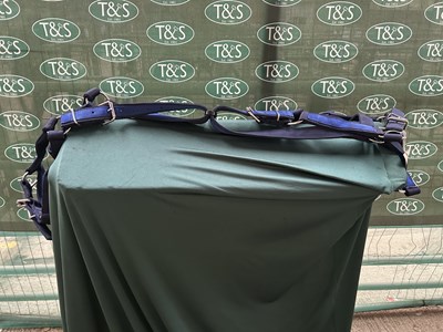 Lot 897 - Two shire nylon headcollars. This lot carries VAT.