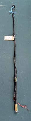 Lot 902 - Dealers whip. This lot carries VAT.