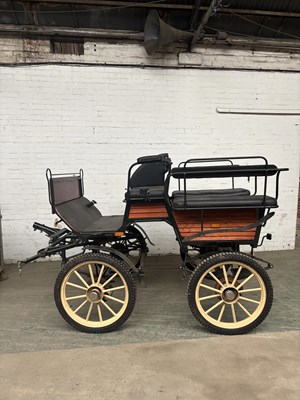Lot 17 - CONTINENTAL WAGONETTE, on pneumatics, to suit 14 – 15 hh, single or pair